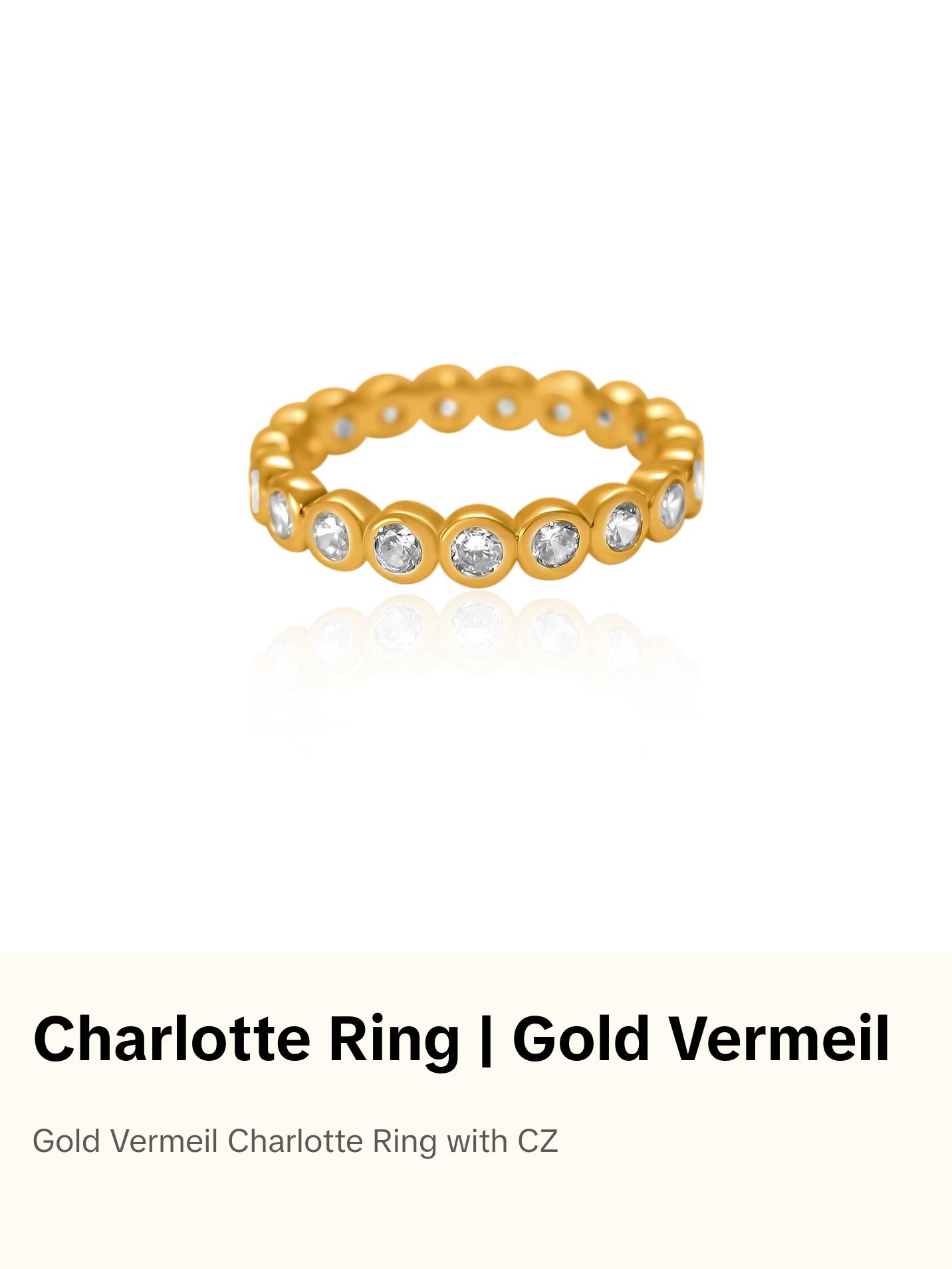 Charlotte Ring | Gold Vermeil