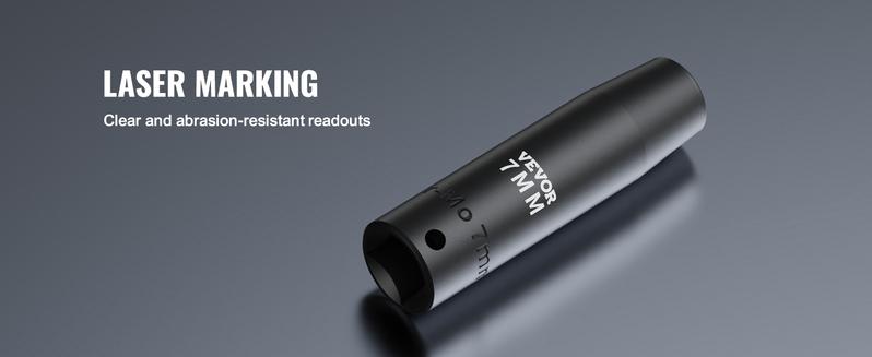 VEVOR 1/2" Drive Impact Socket Set, TikTokShopBlackFriday, 65 Piece Socket Set SAE 3/8" to 1-1/4" and Metric 10-24mm, 6 Point Cr-V Alloy Steel for Auto Repair, Rugged Construction, Easy-to-Read Size Markings, Storage Case Heavy Duty