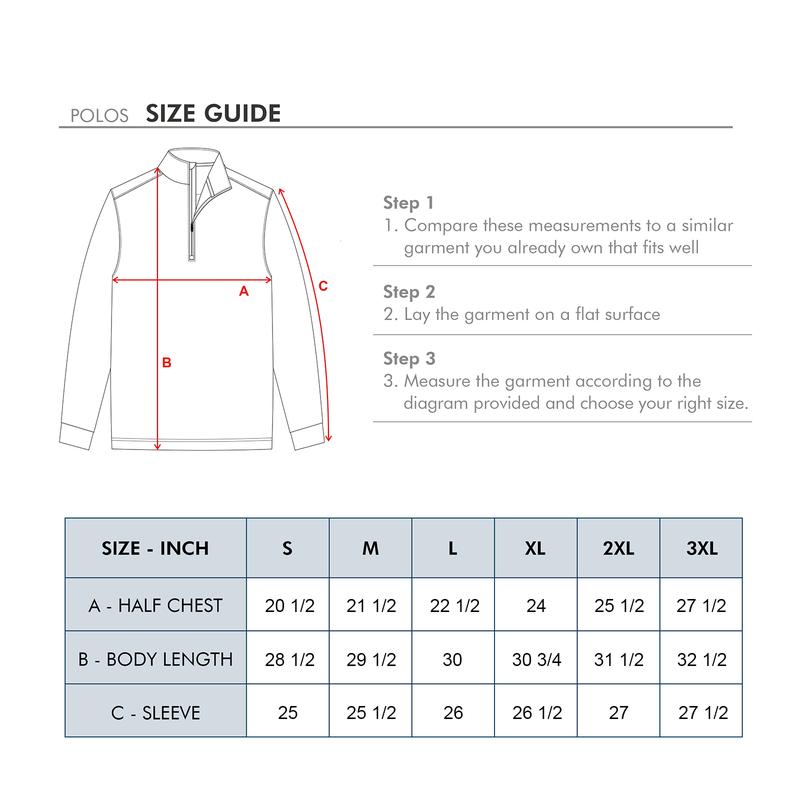 MAELREG Men’s Performance Quarter Zip Golf Pullover,Long Sleeve Dry Fit Moisture Wicking Mock Neck Sweatshirt, Stylish Lightweight Fall Layering Apparel,Fashion Top