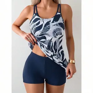 Womens Tankinis  High Coverage Swimwear for Water Activities Gym Workout Exercise Side Breast Support Secure Fit Swimming Top and Bottom one piece swimsuit women