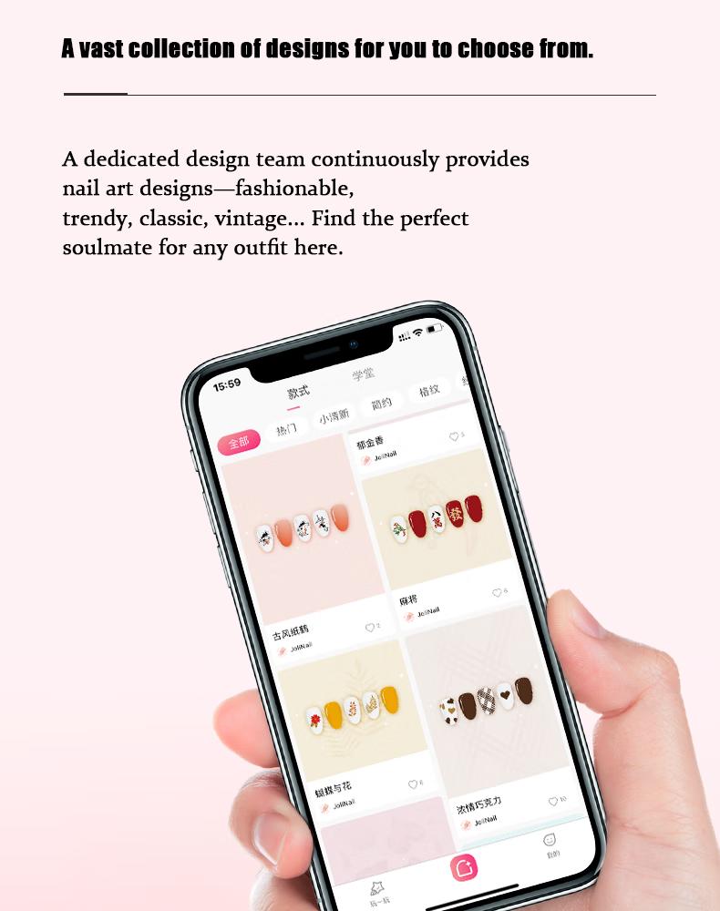 Jolmark Portable 3D Nail Art Printer with Mobile App Control & Design Gallery for Fast 10s Printing in Beauty & Personal Care