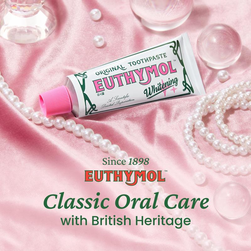 Euthymol Complete Toothpaste Set – Original Freshness, Whitening, and Tone-Up Formulas for a Korean Oral Care Routine