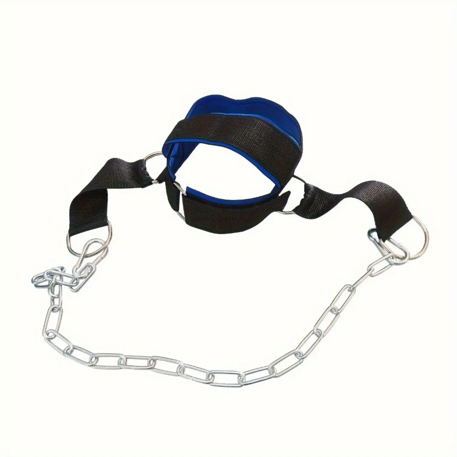 Premium Adjustable Neck Training Band with Chain – Heavy Duty Neck Strengthener for Athletes, Strength Training & Muscle Recovery, Versatile Resistance Band for Home/Gym Workouts, Durable Comfortable Design, Ideal for Boxing, Football & MMA