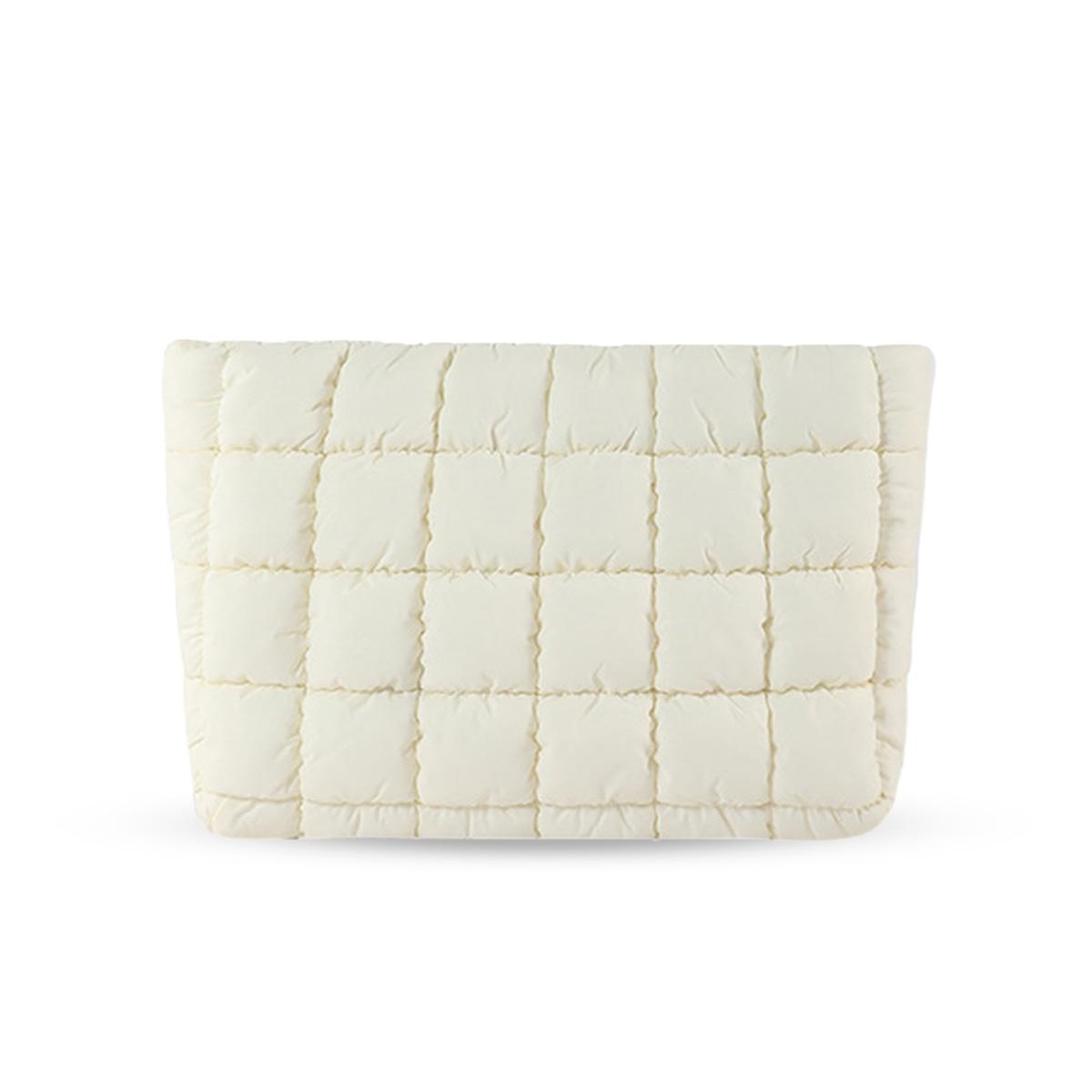 Solid color quilted design clutch bag, large capacity zipper travel storage bag, women's portable travel storage bag, back to school season, suitable for daily commuting and travel, school portable bag Solid color quilted design clutch bag, large capacity zipper travel storage bag, women's portable travel storage bag, back to school season, suitable for daily commuting and travel, school portable bag