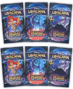 6 Packs Lorcana 12 Card Booster Pack Lorcana Ursulas Return