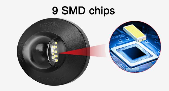 Nilight License Plate Light Compatible with 1990-2003 2004 2005 2006 2007 2008 2009 2010 2011 2012 2013 2014 Ford F150 1999-2016 F250 F350 F450 F550 Super Duty with Black housing 6000K White 2PCS Pack