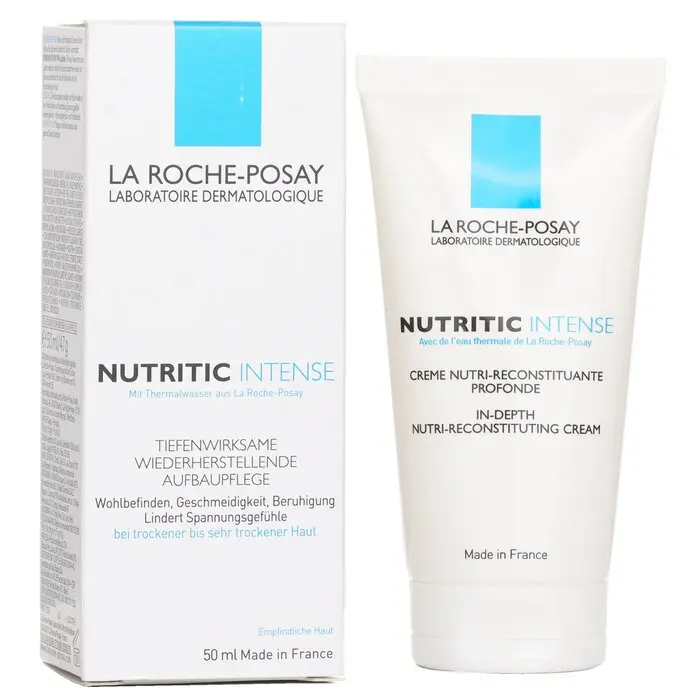 La Roche Posay Nutritic Intense In-Depth Nutri-Reconstituting Facial Cream, 50ml/1.7oz Moisturizer for Face Care Products with Deep Moisturizer & Deep Repair Hydration, Moisturizers