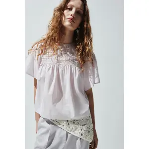 H&M Broderie-anglaise cotton blouse