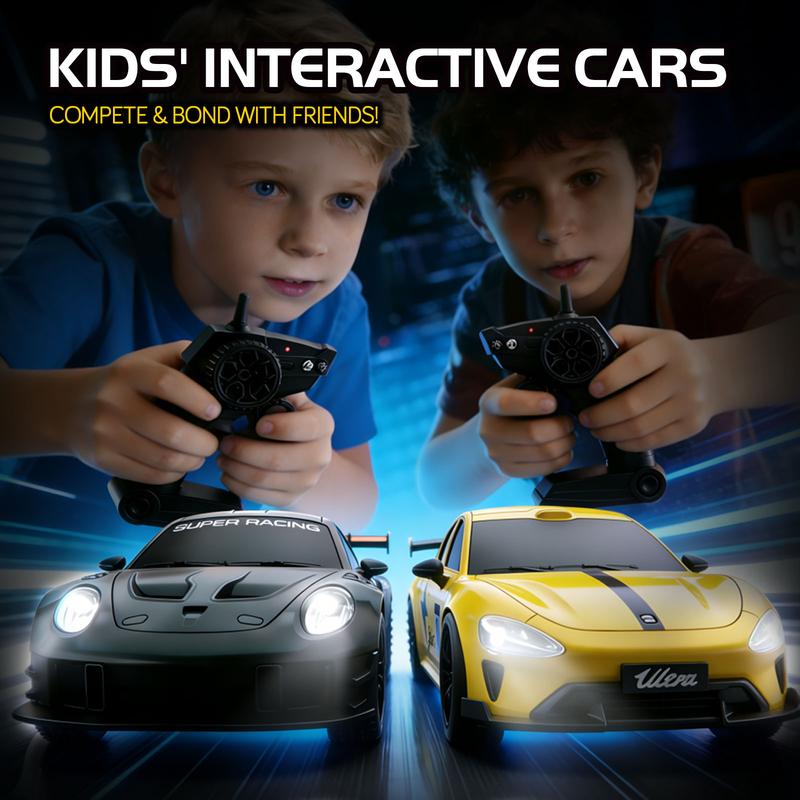 RC Drift Racing Car，PORSCHE 911 GT2 ，1:24 Scale，4WD High-Speed,Free Drift Tires & Traffic Cones，Rechargeable Dual Tires,2.4GHz Anti-Interference Multi-Car Perfect Gift for Kids Adults Fun Birthday Christmas Surprise