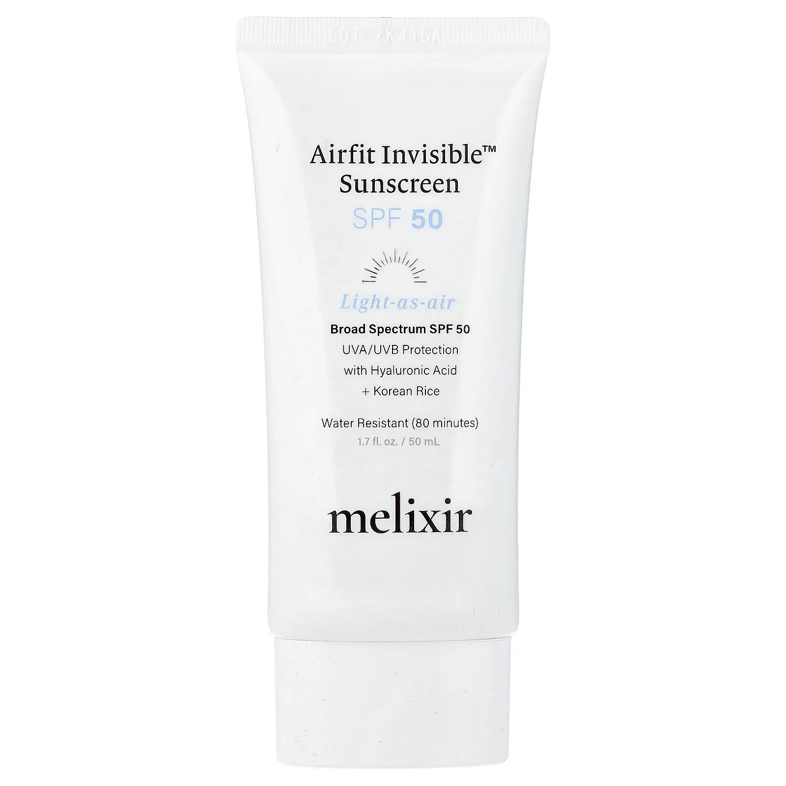Melixir Airfit Invisible™ Sunscreen, SPF 50, 1.7 fl oz (50 ml)