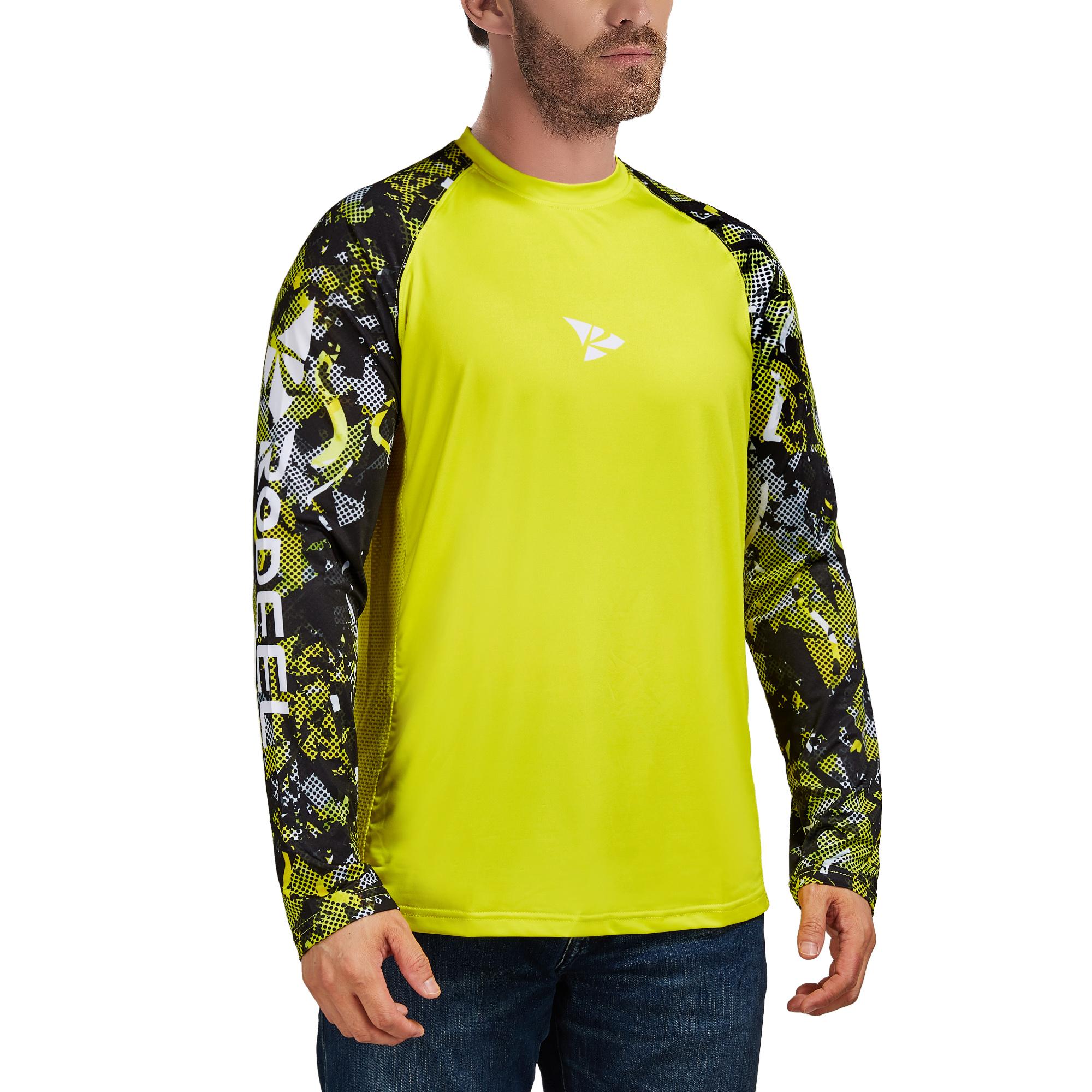 RODEEL 902 Long Sleeve Shirts Men UPF 50+ Sun UV Protection Lightweight Quick Dry Moisture Wicking Breathable Cooling Activewear for Outdoor Sport Gym Workout Hiking Camping Running Fishing Boating Construction Landscaping, Holiday Gift RODEEL 902 Long Sleeve Shirts Men UPF 50+ Sun UV Protection Lightweight Quick Dry Moisture Wicking Breathable Cooling Activewear for Outdoor Sport Gym Workout Hiking Camping Running Fishing Boating Construction Landscaping, Holiday Gift