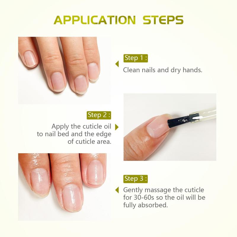 Cuticle Oil for Nails that promotes nail growth and strengthens nails, ideal for damaged nails. Enriched with Vitamin E for complete cuticle care.