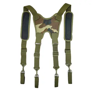 MELOTOUGH Tactical Harness Tactical Suspenders 1.5 inch Police Suspenders for Duty Belt Suspender Adjuster Braces For Man men  belt