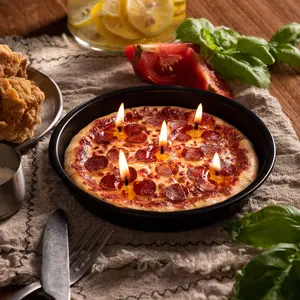 Unique Candle Designs By Kaneca - Pizza Candle