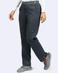 PETITE - 3027P Zavate Zoe Alexandra Greenwich Hi-Rise Pant Pewter