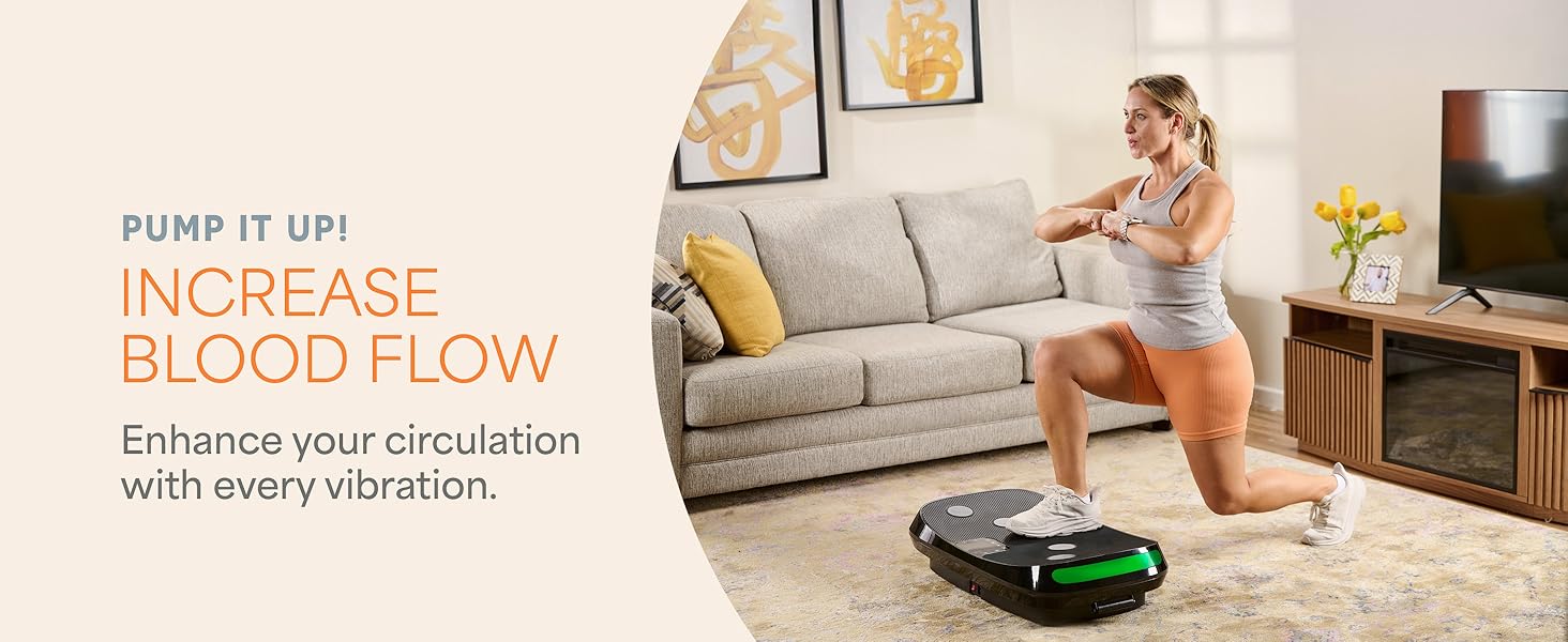 Lifepro Rumblex 4D Vibration Plate Exercise Machine with Triple Motor Oscillation, Linear, and Pulsation – Advanced 4D Vibration Technology for Whole Body Fitness and Recovery at Home