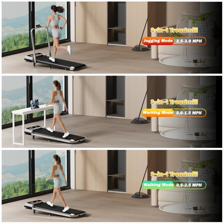 YAGUD Home Gym Treadmill with Low-Noise Motor Dual Shock Absorption Adjustable Incline 265LBS Capacity Wheels Remote & FREE Resistance Bands 45x22x40 inch YAGUD Home Gym Treadmill with Low-Noise Motor Dual Shock Absorption Adjustable Incline 265LBS Capacity Wheels Remote & FREE Resistance Bands 45x22x40 inch