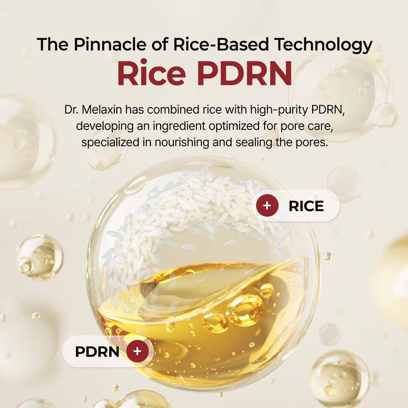 [Dr.melaxin Official] Peel Shot Glow Rice PDRN Serum 30ml Facial Skin Care Smooth Texture For Pore Care Korean Skin Care