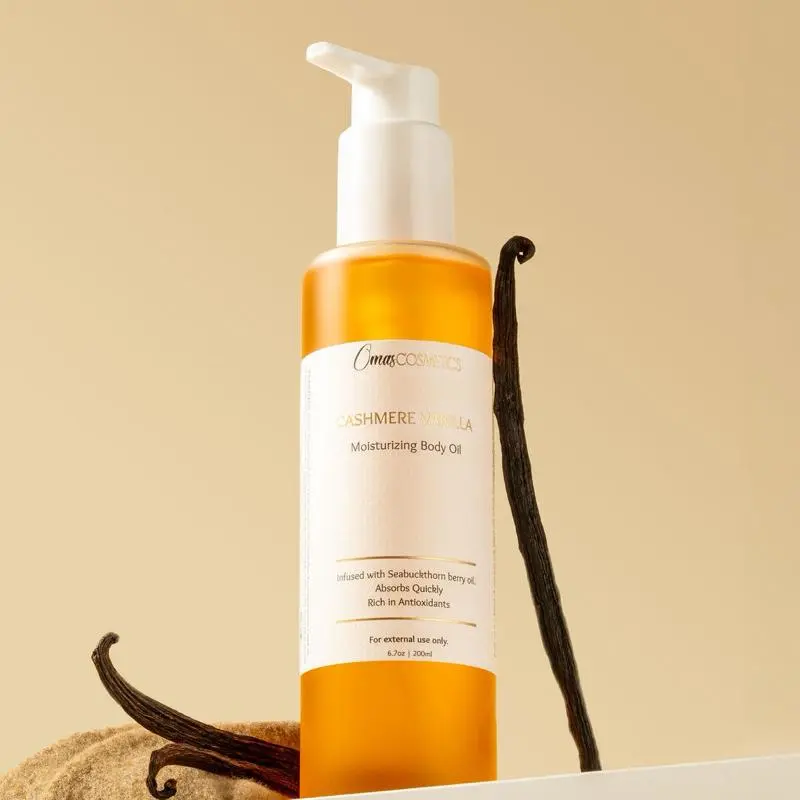 Moisturizing Body Oil natural handmade bodycare Plant Nourishing Moisturizer Cosmetic Caramel