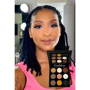 SYDONI GODDESS EYESHADOW PALETTE | Rich Golden & Deep Brown Matte & Shimmer Shades