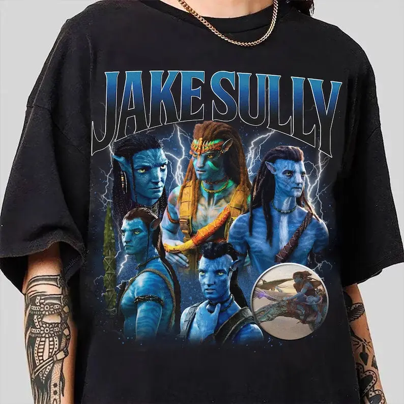 Comfort Colors Vintage 90s Jake Sully Shirt, Limited Jake Sully Shirt, Avatar 3 Tee, Retro Animal Kingdom Shirt For Fan, Vintage Bootleg Avatar 3