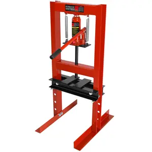 Garvee 6 Ton Hydraulic Shop Press, H-Frame Garage Floor Adjustable Shop Press With Stamping Plates To Bend, Straighten, Or Press Parts, Install Bearings & U-Joints