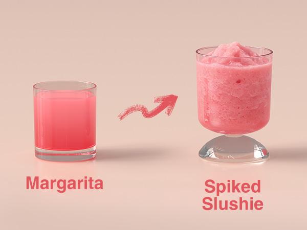 [Gift for Party] CROWNFUL Slushie Machine, 100oz Frozen Drink Maker&Soft Serve Ice Cream Machine, No Ice Needed, Slushy Machine for Home with 6 Preset Programs&Auto-Clean, for Frozen Margaritas, Frappés, Milkshakes&More