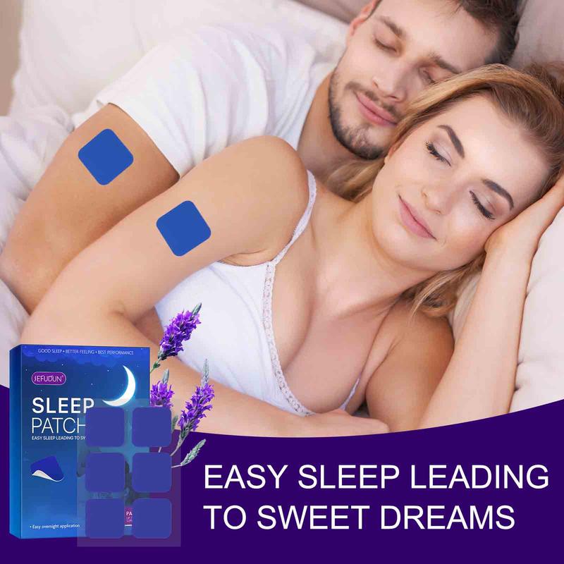 Sefudun Extra Strength Sleep Patches for Adults - 60 Easy-to-Apply Patches for Improved Sleep Quality & Better Rest - Fitness Healthcare Solution Edible Vitamin