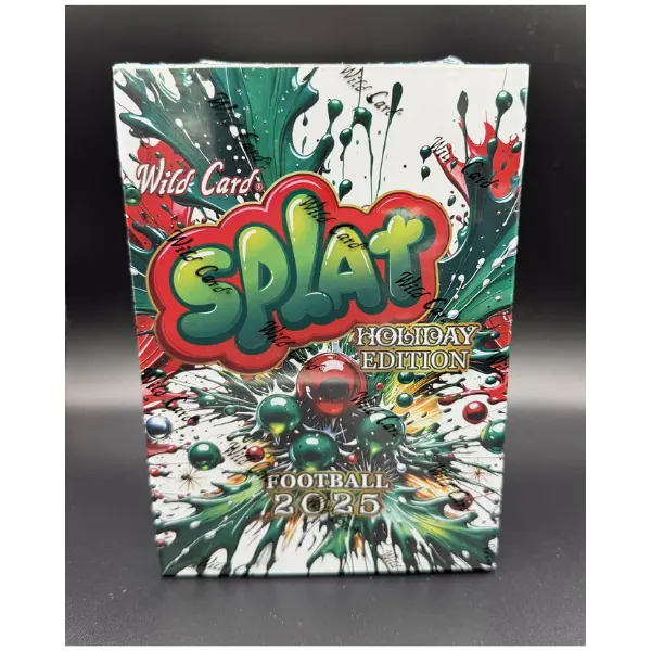2025 Wild Card Splat Holiday Edition Football Hobby Box - TikTok Shop