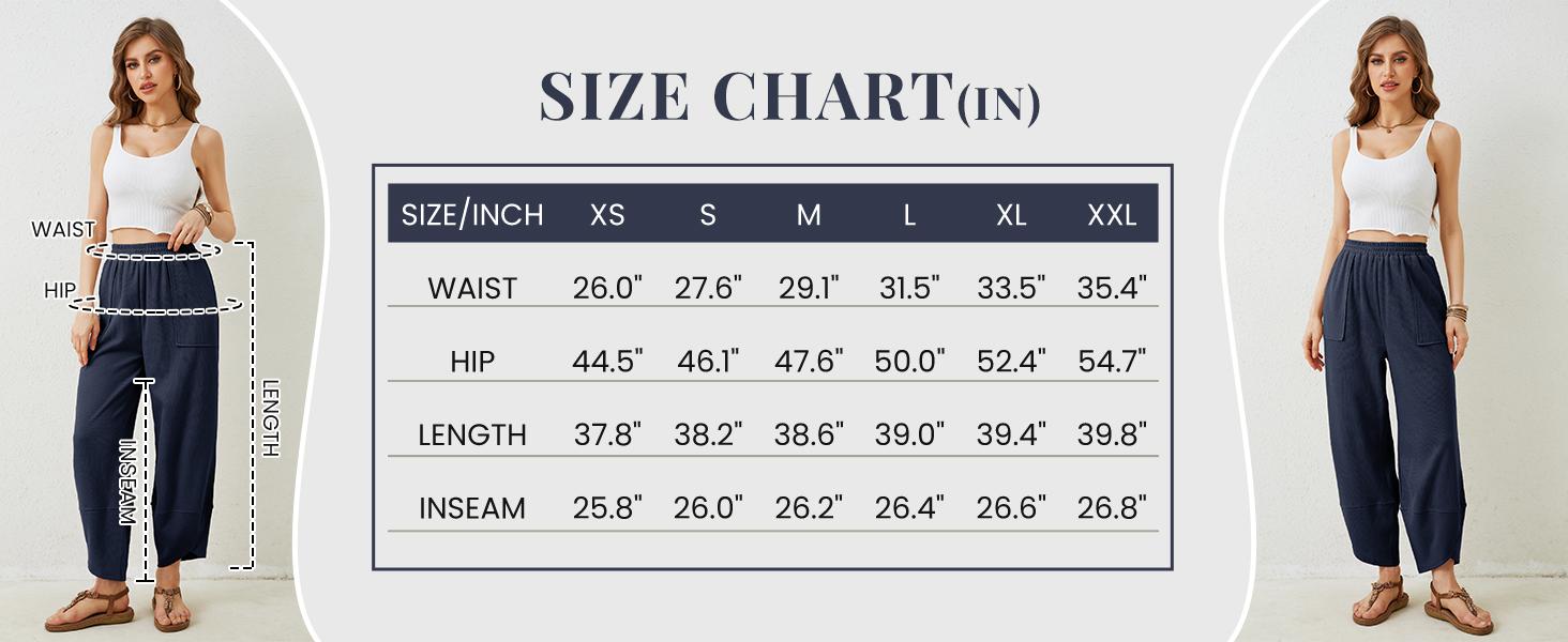 Mundoven Womens Baggy Wide Leg Pants Casual Elastic Waisted Palazzo Harem Pants with Pockets Mundoven Womens Baggy Wide Leg Pants Casual Elastic Waisted Palazzo Harem Pants with Pockets