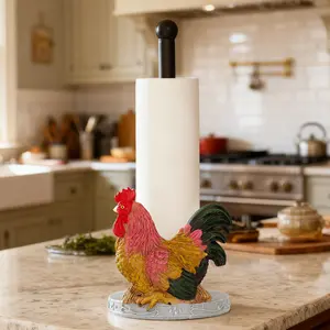 Rooster Kitchen Paper Towel Holder - Home Decoration Accessories-Gift for Rooster Lovers