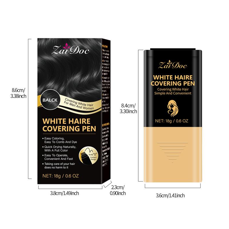 Hair Dye Pen - 20Ml Highlight Honey Blonde - Quickly Covers White Hair at Temples & Roots - Portable Design for Easy Application - Natural Shine - Temporary Hair Color - 0.6 Oz