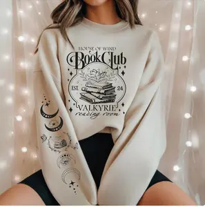 ACOTAR House Of Wind Book Club Sweatshirt, Night Court Velaris House Of Wind Library Sarah J Maas Throne of Glass Shirts