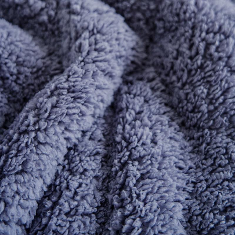 Knitting blanket Warmer, Fleece Thick Warm Blanket. 1 blanket 104"x92", 2 pillowcases 20"x36", weight 6.7LB