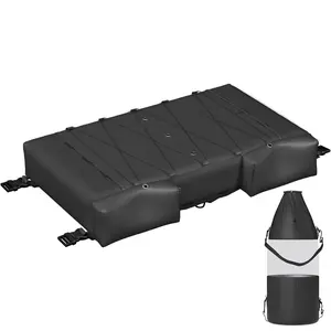 VEVOR T-Top Storage Bag,  , for 6 Type II Life Jackets, with a Boat Trash Bag, 600D Oxford Fabric Life Vests Storage Bag for Most T-Top Boats, Bimini Tops and Pontoon Tops (Life Jackets not Included)