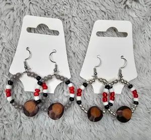 Buckeye Earring Helmet Stripe (1 Inch)