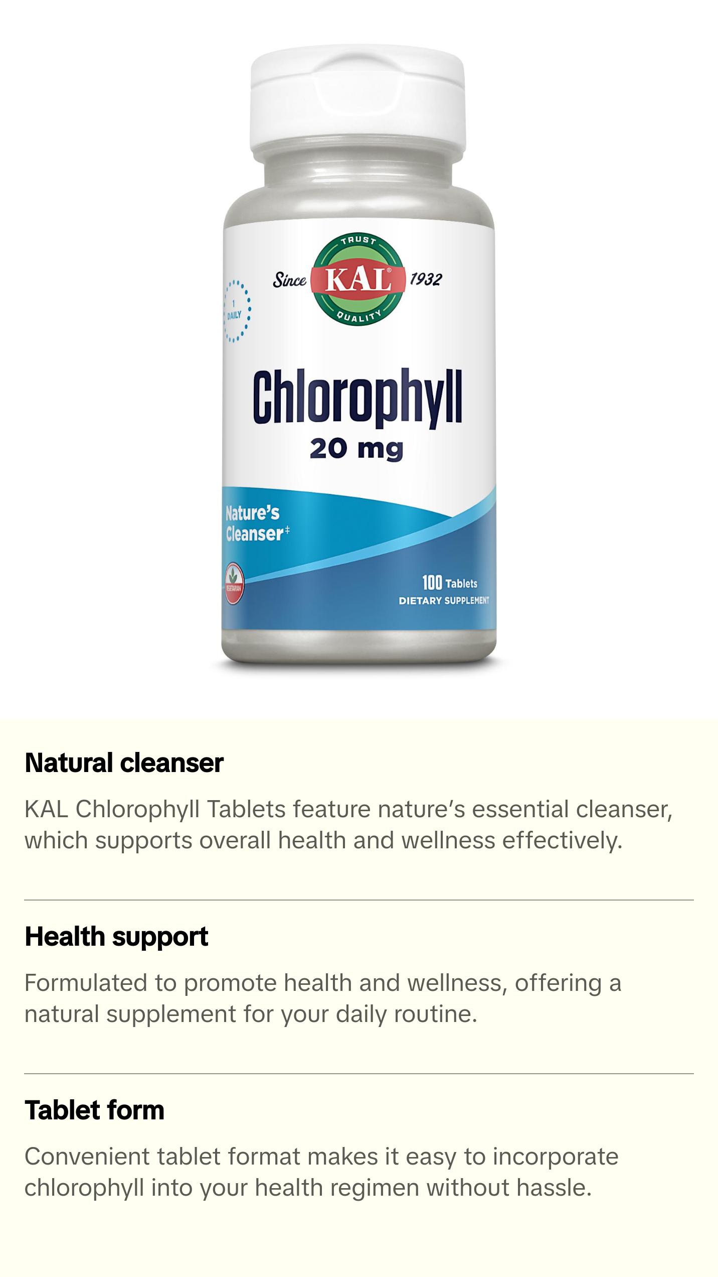 Chlorophyll Tablets