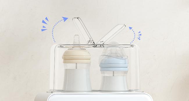 Grownsy Baby Bottle Warmer 10-in-1 with LCD Display, Defrost, Sterilizing, Keep 24H, Double Bottle Warmer for Breastmilk & Formula, 2024