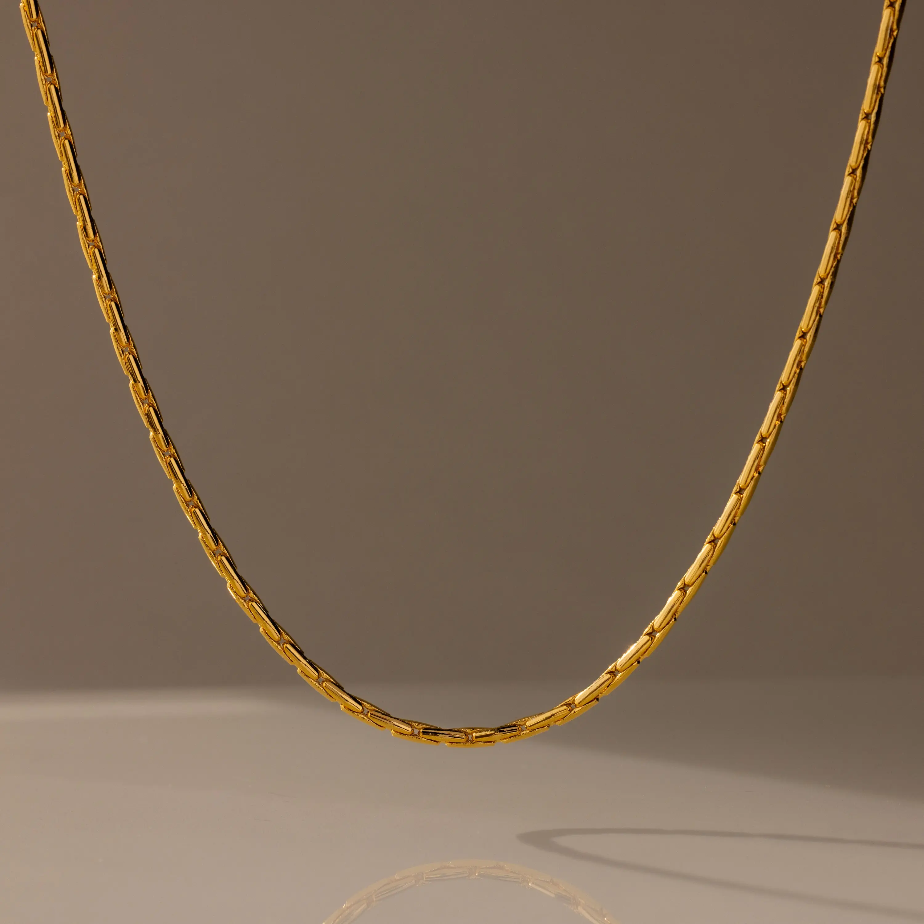 Bold Link Chain Necklace by Caitlyn Minimalist - Thick Adjustable Layering Necklace in Gold & Silver - Minimalist Jewelry for Women - Gift for Her