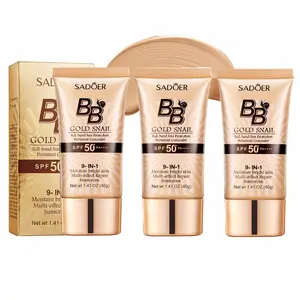 【3 bottles】High-coverage snail BBcream - matte finish,long-lasting moisturizing and oil control, creates a natural makeup look, refreshing and non-greasy,perfect for makeup beginners Cosmetic Moisturize Hydrating Hydrate Moisturizer perfect color bb cream
