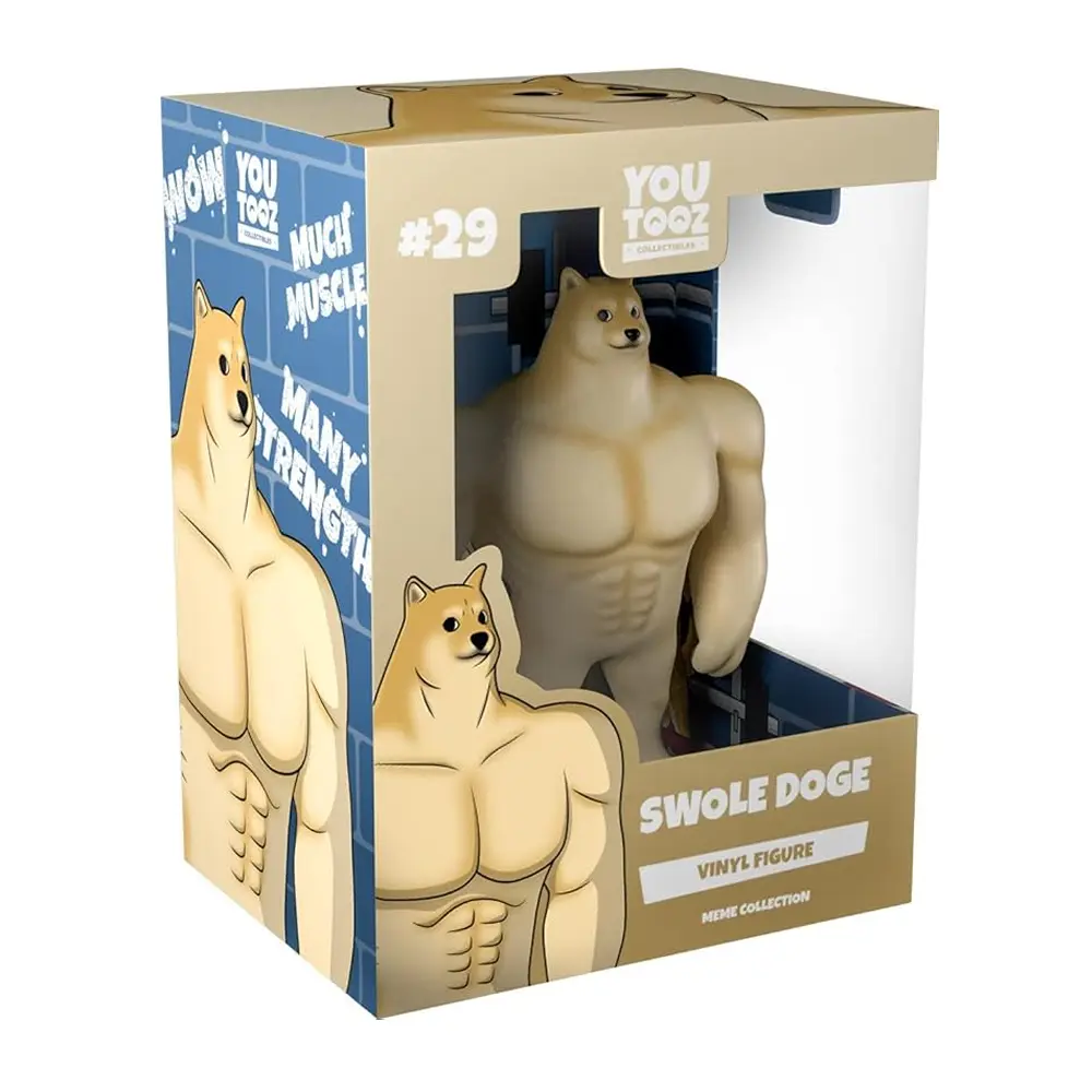 Youtooz Swole Doge Figure, 5" Buff Doge Internet Famous Meme