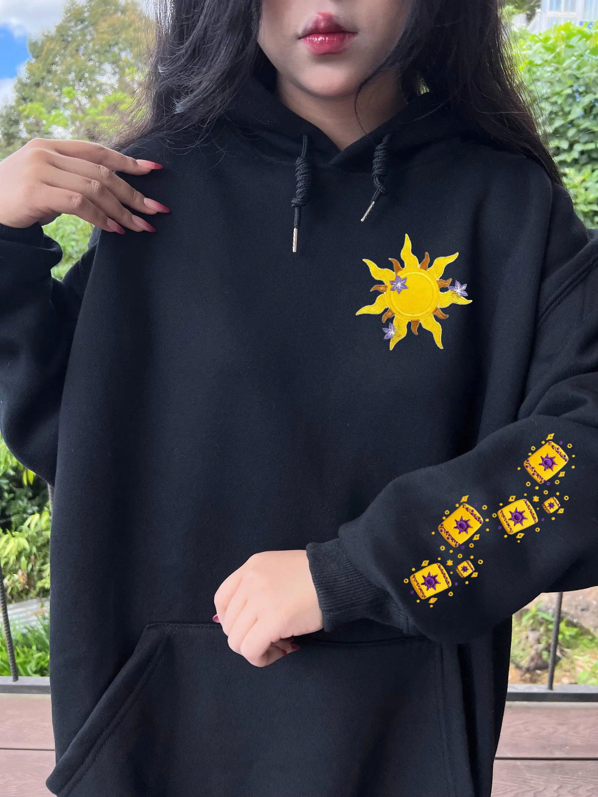 Embroidered R@punz3l Go live with your dreams Sweatshirt, Princess