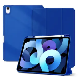 Slim iPad 10th Gen Case 11'' 2025 / 10.9'' 2022 | Built-in Pencil Holder, Trifold Stand, Auto Wake/Sleep | Shockproof Soft TPU Back | Must-Have iPad Accessory decor
