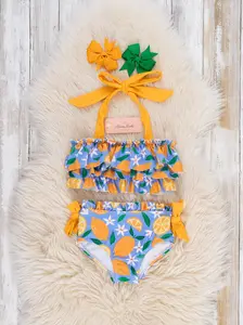 Squeezed Sunshine Ruffle Swimsuit