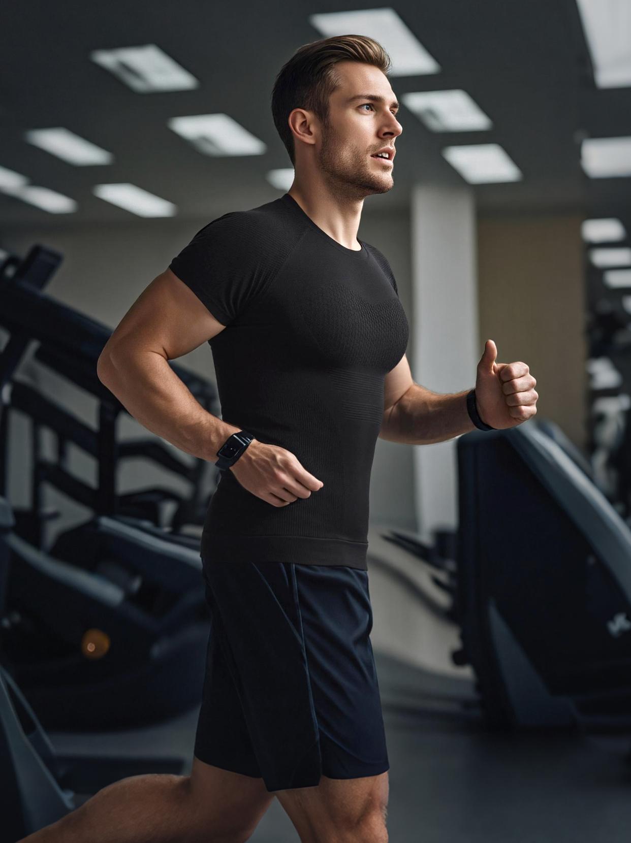 Nebility Men's Compression Shirts Cool Dry Short Sleeve Baselayer Athletic Workout T Shirts Activewear Fitness Rash Guard Clothing Shapewear Nebility Men's Compression Shirts Cool Dry Short Sleeve Baselayer Athletic Workout T Shirts Activewear Fitness Rash Guard Clothing Shapewear