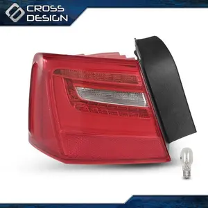CROSSDESIGN Outer LED Rear Tail Light Lamp Left Driver Fits 2012-16 AUDI A6 C7
