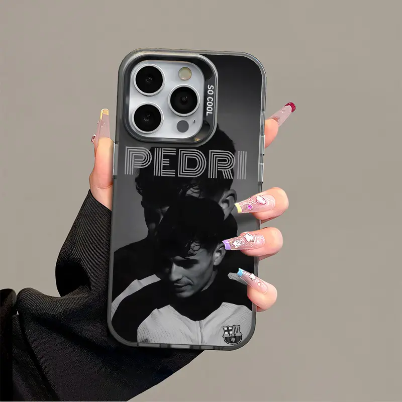 Pedri IPhone 17 Promax Phone Case Anti Drop Protective Case Suitable For iphone 16 15 14 13 SAMSUNG S26 S25 24 23 22 ULTRA Acrylic Football Phone Case