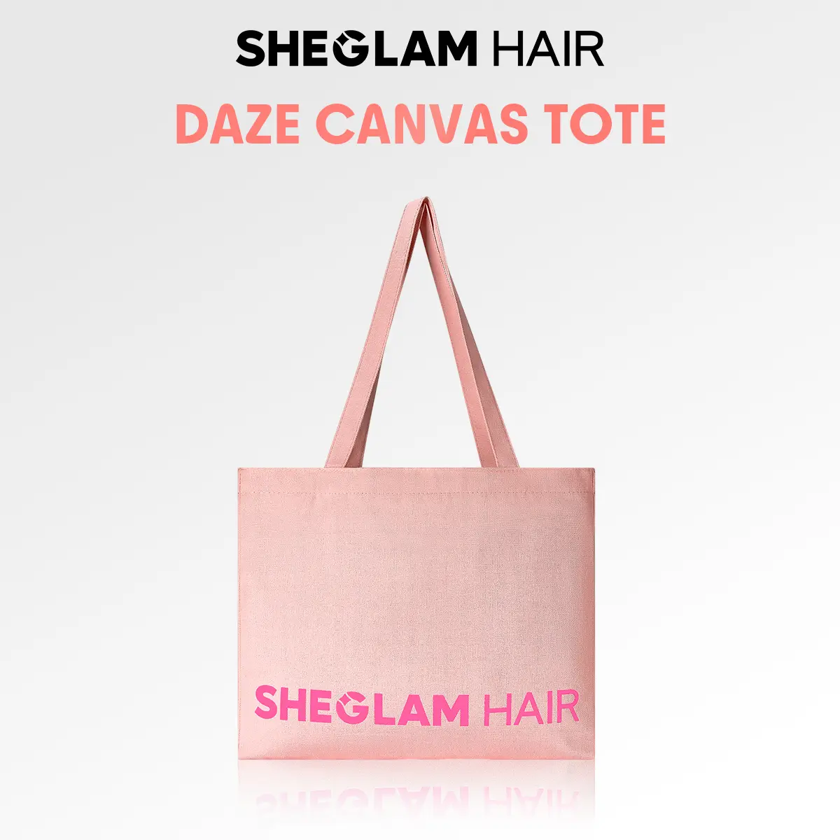 SHEGLAM Hair Daze Quilted Canvas Tote - Basic Shopper Handbag, Glam Purse with Shoulder Strap, Bags for Women for Coachella Summer Vibes