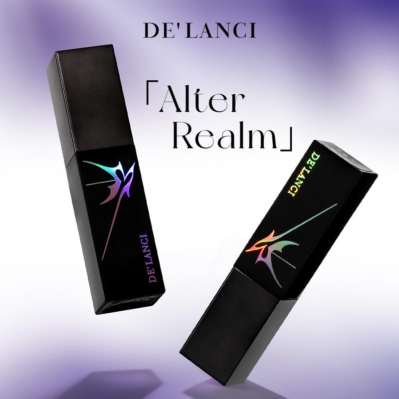 DE'LANCI Alter Realm Lip Stain Gloss Oil Blue Red Lipstick for Vibrant Look Glossy Cosmetic Makeup Lipgloss