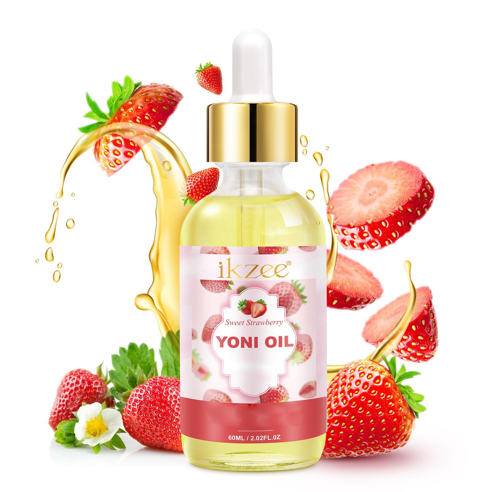 Ikzee Summer Oil - 60ml Yoni Oil in Clear Bottle with Straw Packaging